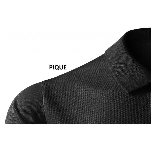  Tricou funcțional pentru bărbați cu guler ALTISPORT ALM006217 NEGRU 