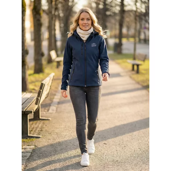  Jachetă softshell pentru femei ALTISPORT ALW056521 ALBASTRU MARIN 