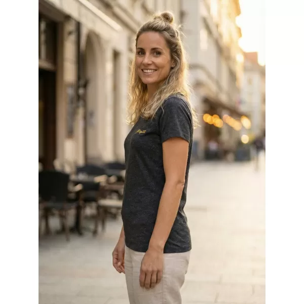  Tricou pentru femei ALTISPORT RISTA LTST769 NEGRU 