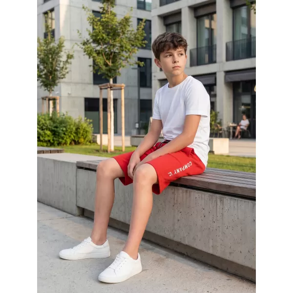  Pantaloni scurți de băieți SAM 73 EDDIE BS 533 ROŞU 
