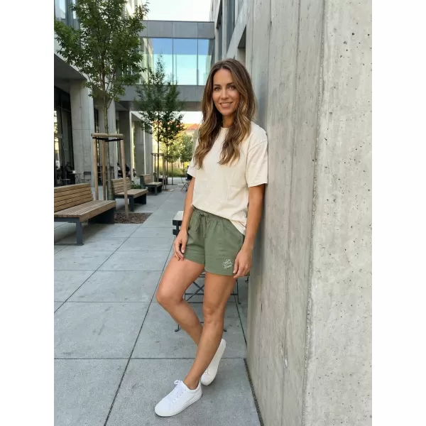  Pantaloni scurți de damă ALTISPORT AINA LPAT511 VERDE 