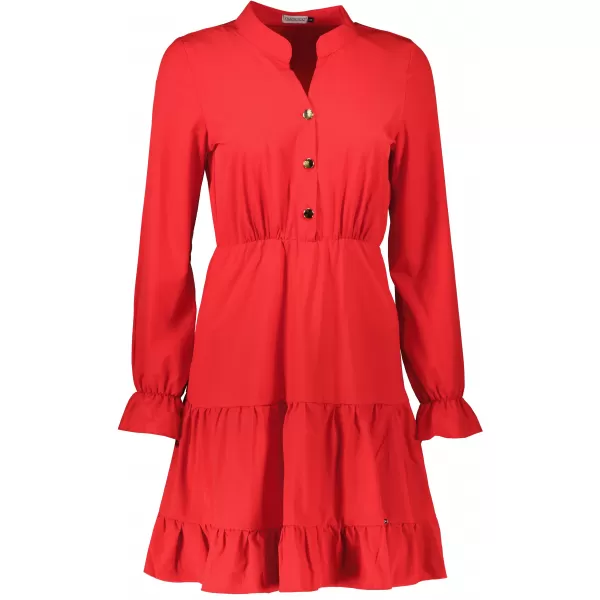 Rochie NUMOCO A332-2 ROŞU 