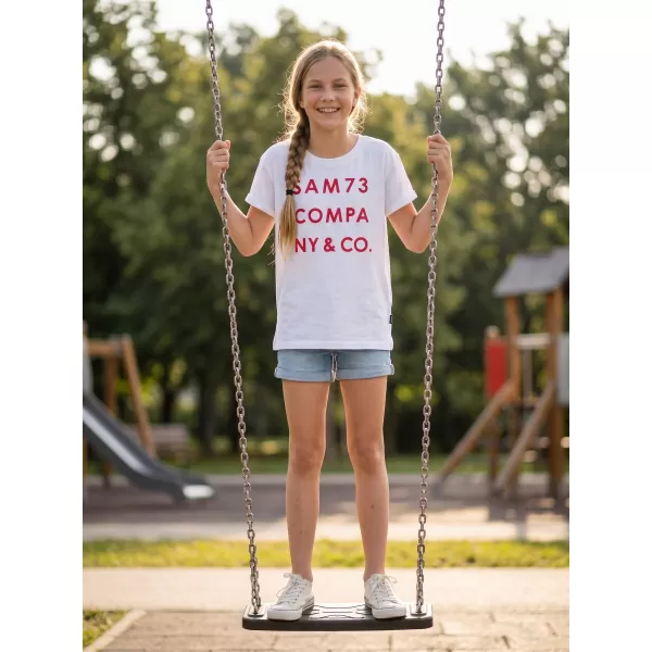  Tricou de fată cu mâneci scurte SAM 73 MELANIE GT 551 ALB 