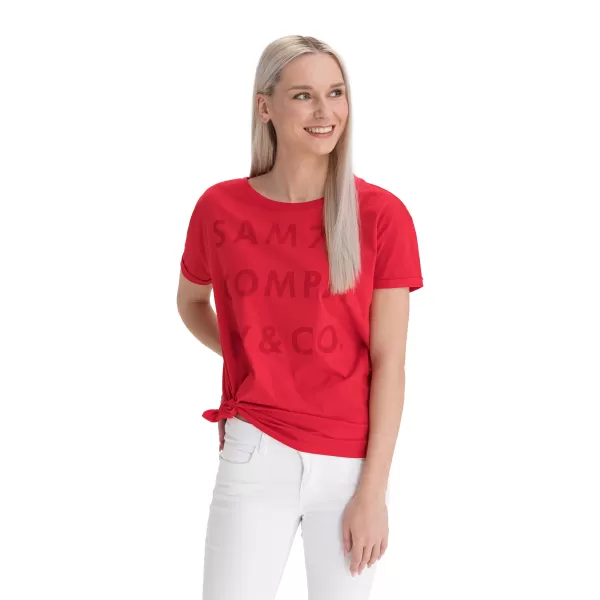  Tricou pentru femei cu mâneci scurte SAM 73 NINA WT 818 ROŞU 