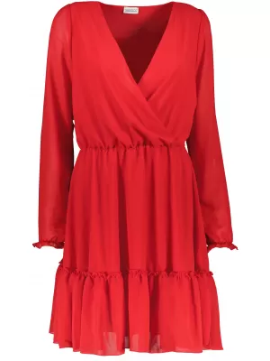 Rochie NUMOCO LAUREN A329-2 ROŞU
