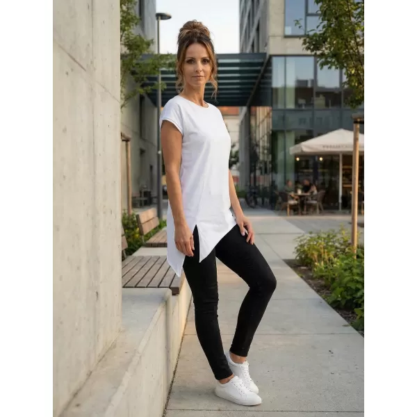  Tricou pentru femei cu mâneci scurte SAM 73 MOLLY WT 817 ALB 