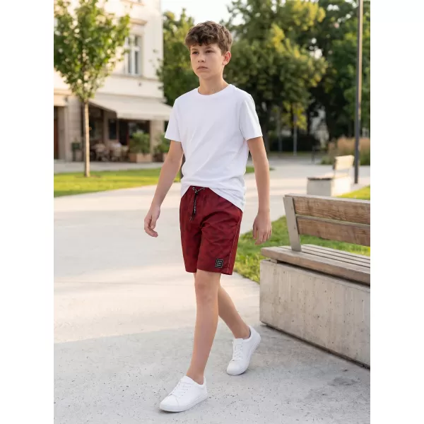  Pantaloni scurți de băieți SAM 73 FELIX BS 532 ROŞU 