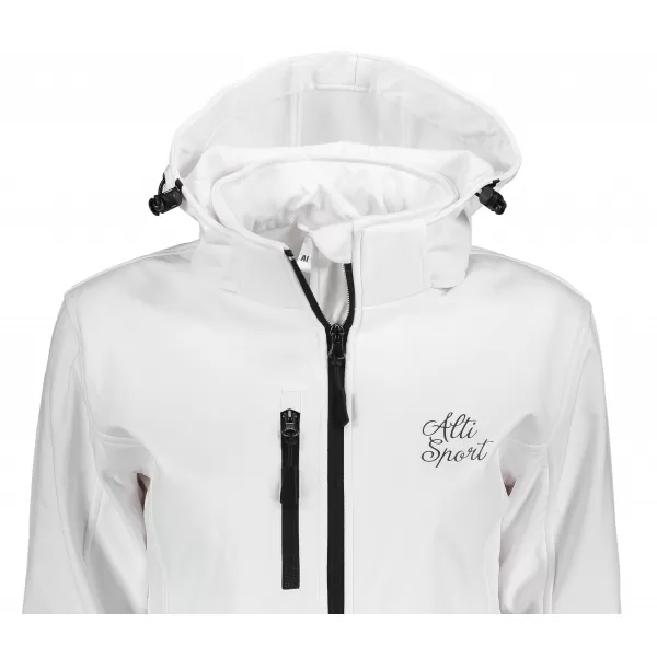  Jachetă softshell pentru femei ALTISPORT ALW056521 ALB 