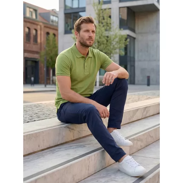  Tricou pentru bărbați KIXMI LOUIS VERDE 