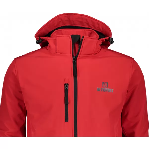  Jachetă softshell pentru bărbați ALTISPORT ALM006522 ROȘU 