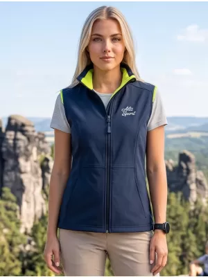 Vesta softshell dama ALTISPORT ALW056516 ALBASTRU MARIN
