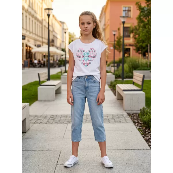  Tricou de fată cu mâneci scurte SAM 73 FREYA GT 550 ALB 