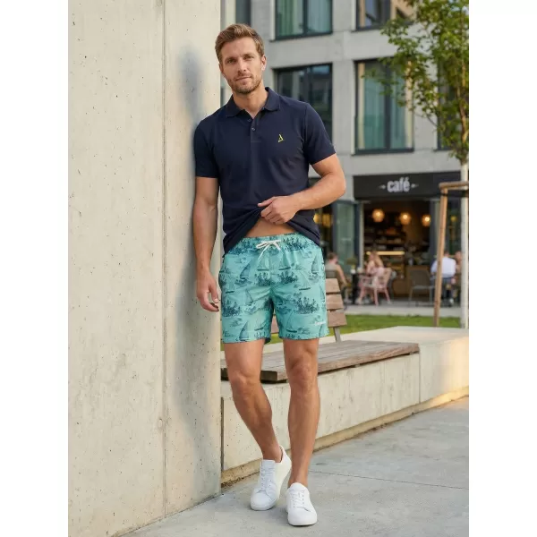  Pantaloni scurți pentru bărbați ALTISPORT HELET MPAT526 ALBASTRU 