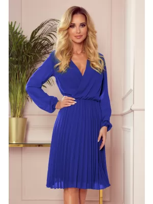 Rochie NUMOCO ISABELLE A313-3 ALBASTRU