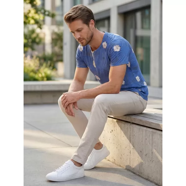  Tricou pentru bărbați KIXMI LARRY ALBASTRU 