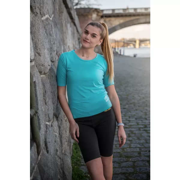  Pantaloni scurti elastici de dama ALTISPORT GARKA LPAT530 NEGRU 