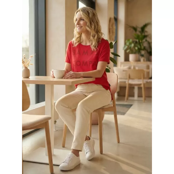  Tricou pentru femei cu mâneci scurte SAM 73 NINA WT 818 ROŞU 