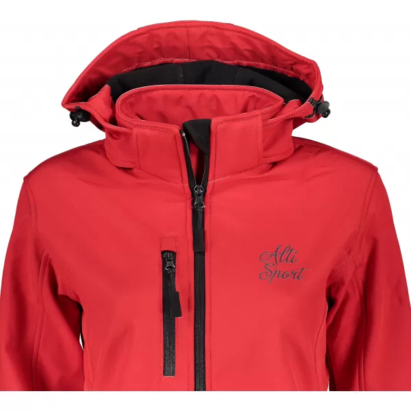  Jachetă softshell pentru femei ALTISPORT ALW056521 ROȘU 