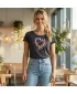 Tricou pentru femei ALTISPORT ALW058122 ALBASTRU MARIN