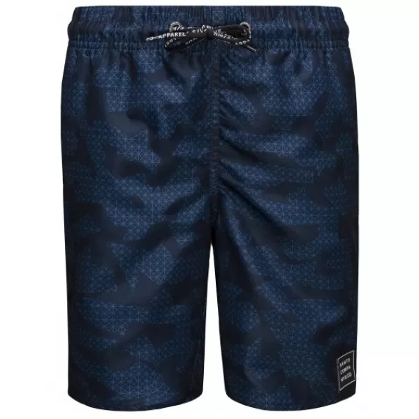  Pantaloni scurți de băieți SAM 73 FELIX BS 532 ALBASTRU ÎNCHIS 