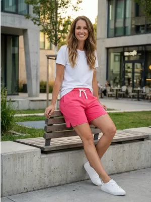 Pantaloni scurți de damă ALTISPORT ARBELA LPAT513 ROZ