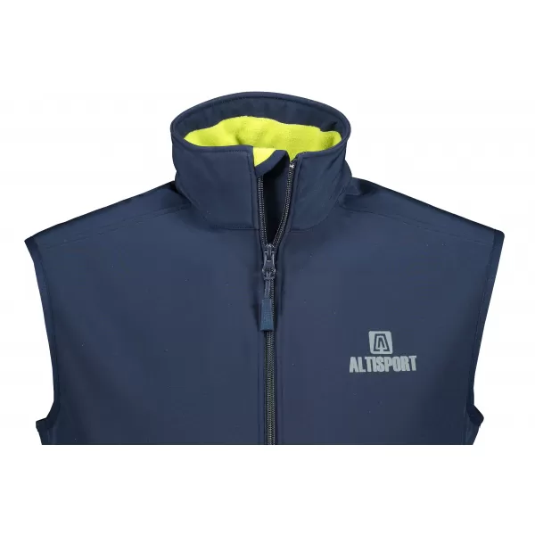  Vestă softshell pentru bărbați ALTISPORT ALM006517 ALBASTRU MARIN 