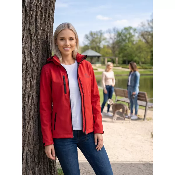  Jachetă softshell pentru femei ALTISPORT ALW056521 ROȘU 