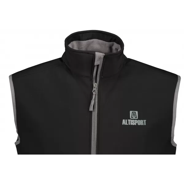  Vestă softshell pentru bărbați ALTISPORT ALM006517 NEGRU 