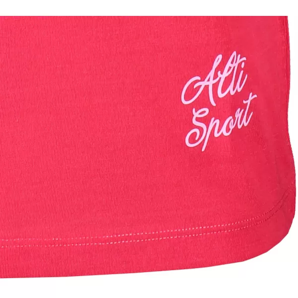  Tricou de damă cu mâneci scurte ALTISPORT ARICA LTST772 ROZ ÎNCHIS 