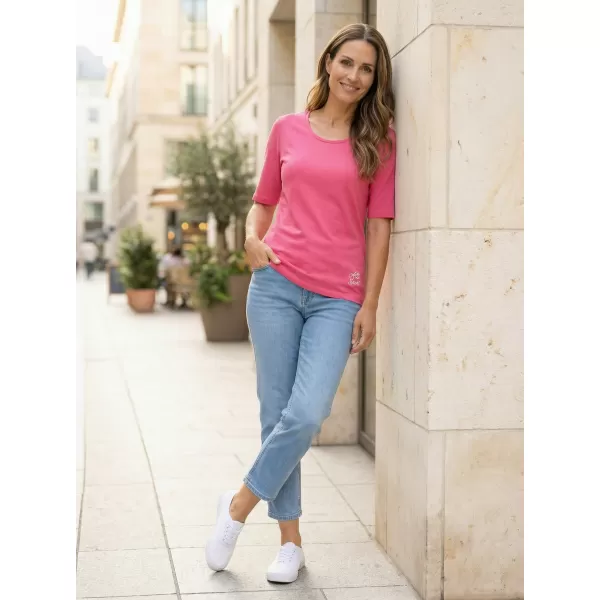  Tricou de damă cu mâneci scurte ALTISPORT ARICA LTST772 ROZ DESCHIS 