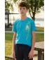 Tricou pentru copii ALTISPORT ALK027138 TURCOAZ