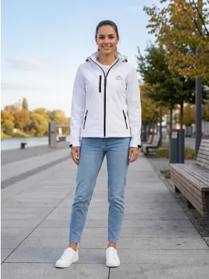 Jachetă softshell pentru femei ALTISPORT ALW056521 ALB
