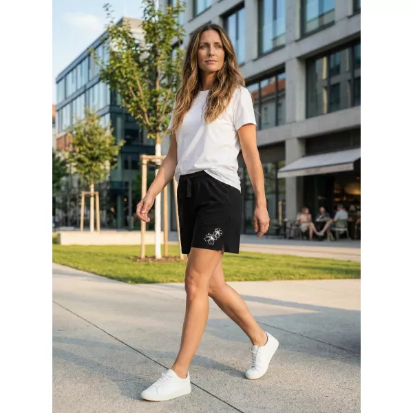  Pantaloni scurți de damă ALTISPORT ARBELA LPAT513 NEGRU 