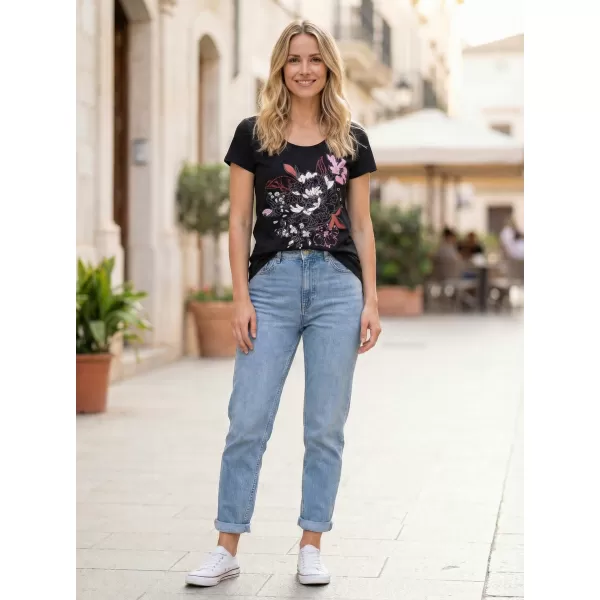  Tricou pentru femei ALTISPORT DEJA LTST780 NEGRU 