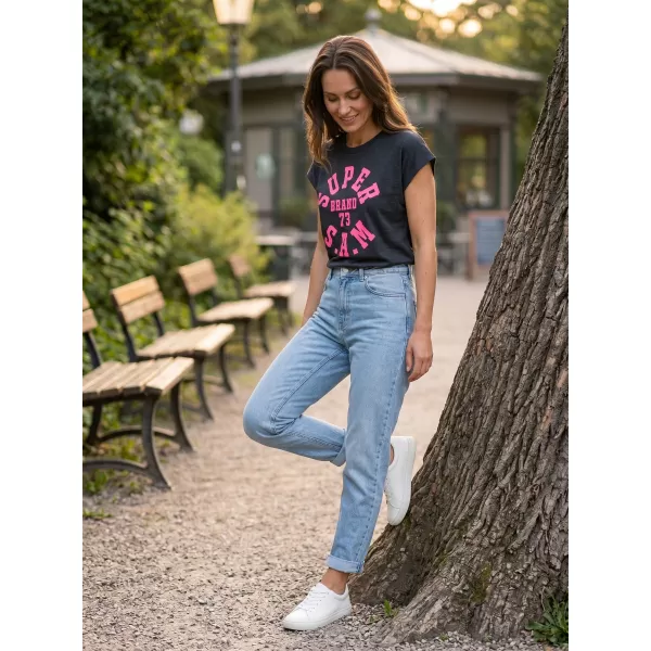  Tricou pentru femei cu mâneci scurte SAM 73 ROBYN WT 814 NEGRU 