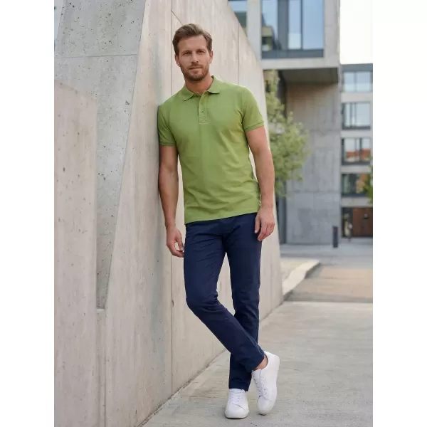  Tricou pentru bărbați KIXMI LOUIS VERDE 