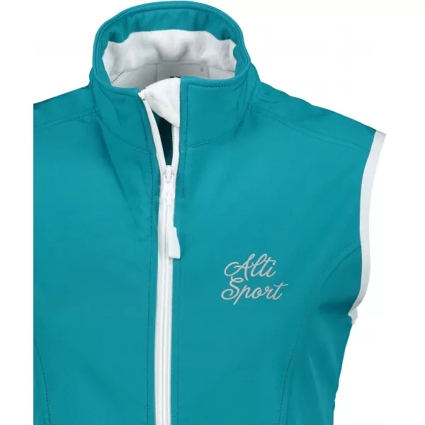  Vesta softshell dama ALTISPORT ALW056516 TURCOAZ ÎNCHIS 