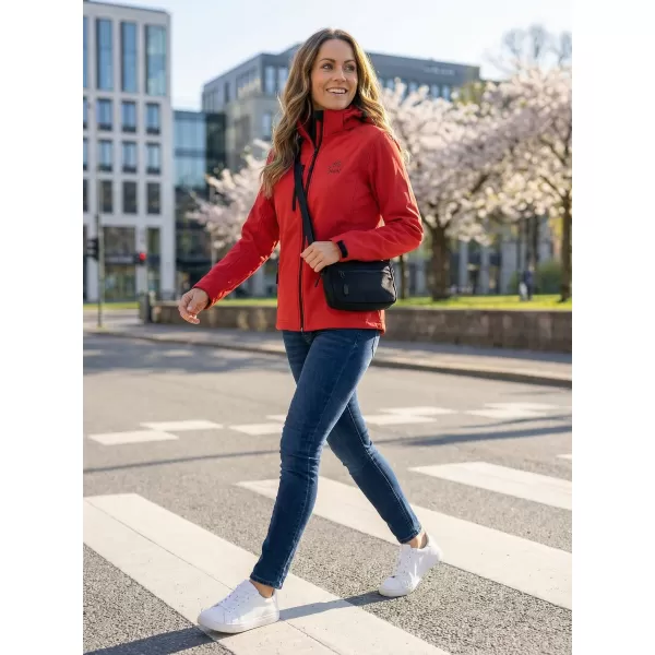  Jachetă softshell pentru femei ALTISPORT ALW056521 ROȘU 
