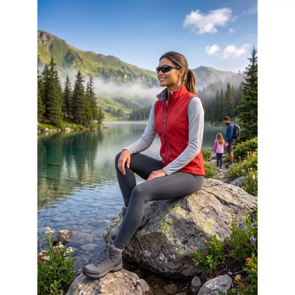 Vesta softshell dama ALTISPORT ALW056516 ROȘU 