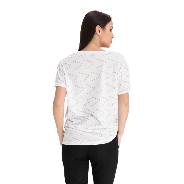  Tricou pentru femei cu mâneci scurte SAM 73 SARAH WT 815 ALB 