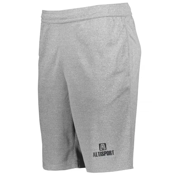  Pantaloni scurți pentru bărbați ALTISPORT ALM006612 EVIDENȚIERI GRI ÎNCHIS 