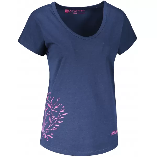  Tricou pentru femei ALTISPORT ECYLA LTST767 ALBASTRU INCHIS 
