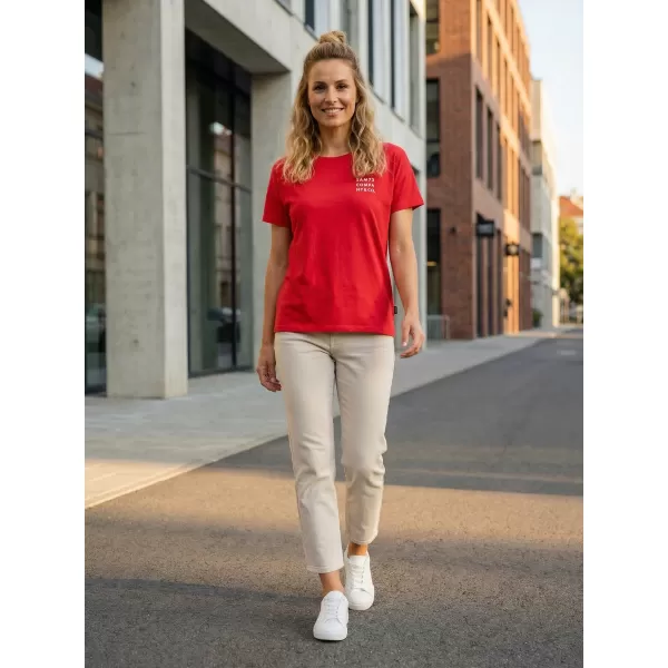  Tricou pentru femei cu mâneci scurte SAM 73 SIAN WT 820 ROŞU 
