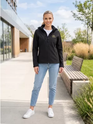 Jachetă softshell pentru femei ALTISPORT ALW056521 NEGRU