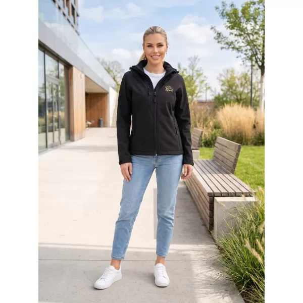  Jachetă softshell pentru femei ALTISPORT ALW056521 NEGRU 