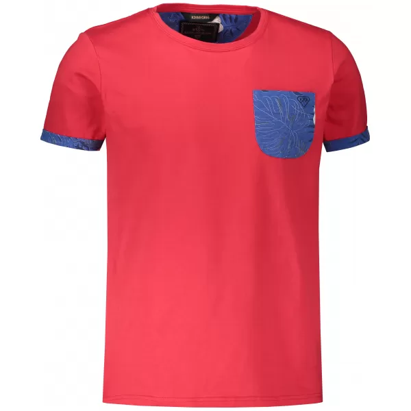  Tricou pentru bărbați KIXMI LARKIN ROȘU 