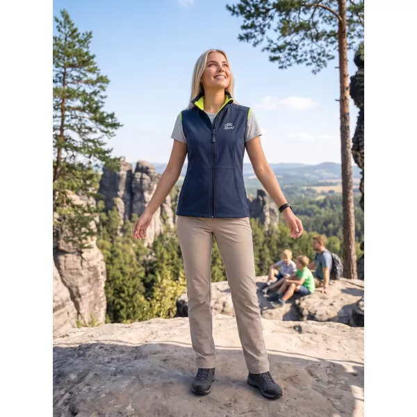  Vesta softshell dama ALTISPORT ALW056516 ALBASTRU MARIN 