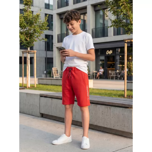  Pantaloni scurți de băieți SAM 73 EDDIE BS 533 ROŞU 