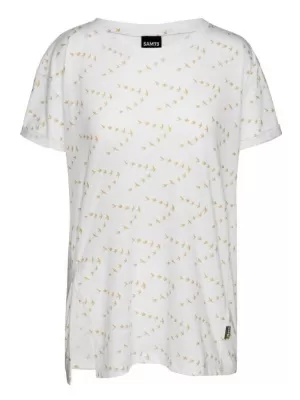Tricou pentru femei cu mâneci scurte SAM 73 SARAH WT 815 ALB