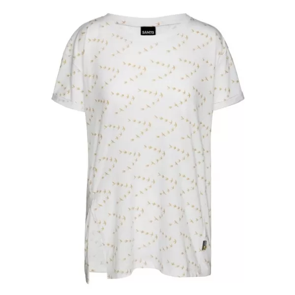  Tricou pentru femei cu mâneci scurte SAM 73 SARAH WT 815 ALB 